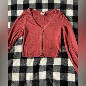 Bozzolo Long Sleeve Crop Top